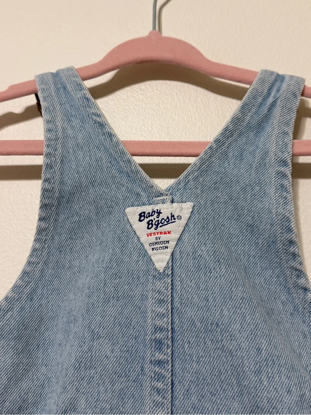Vintage Oshkosh Denim Overalls 12 Months Unisex USA
